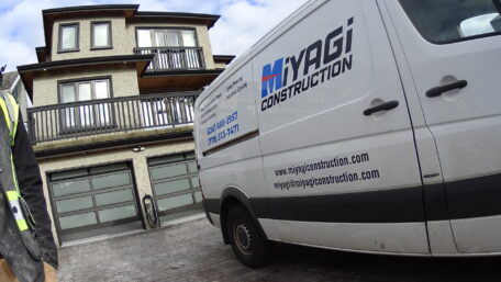 Commercial concrete restoration project Vancouver BC