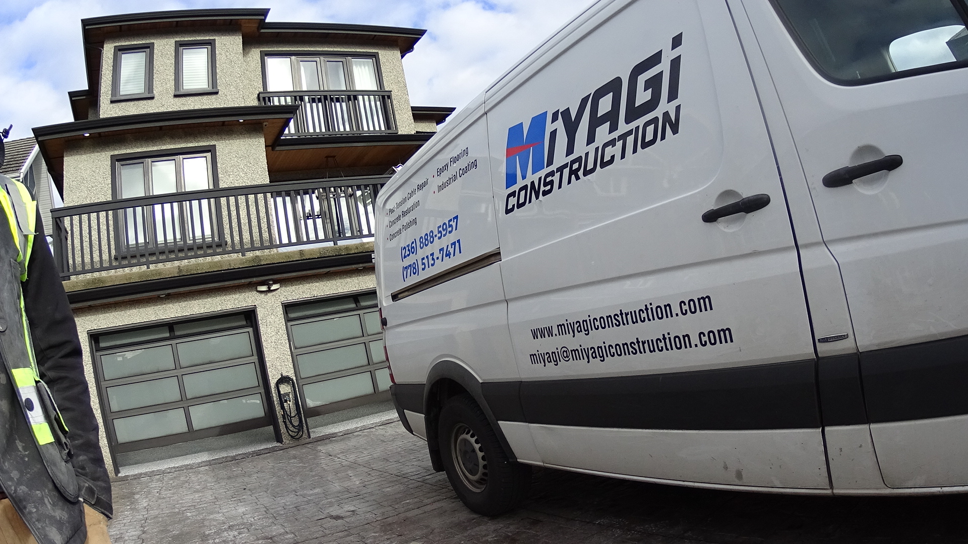 Commercial concrete restoration project Vancouver BC