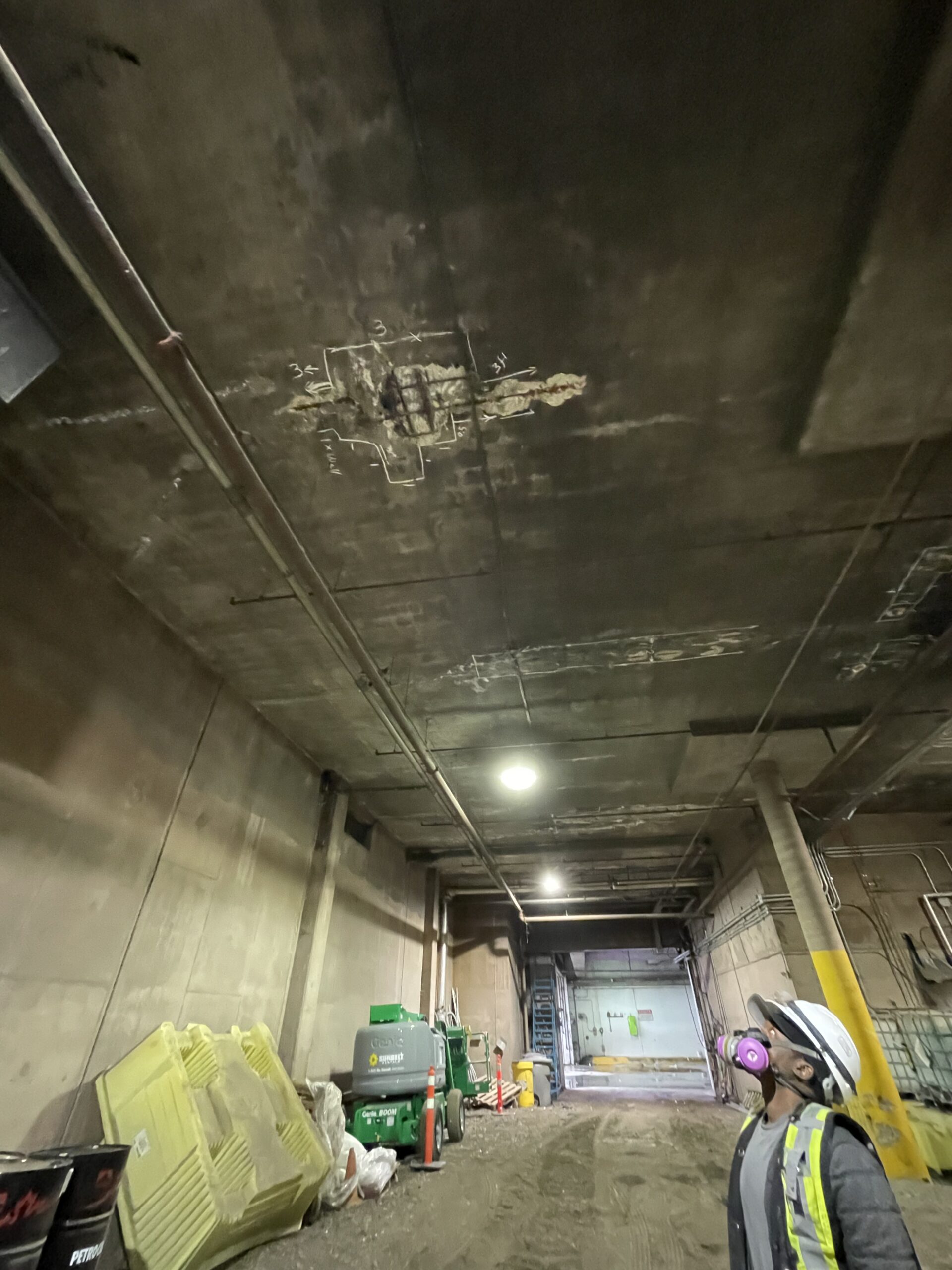Commercial concrete repair project Burnaby Surrey Vancouver