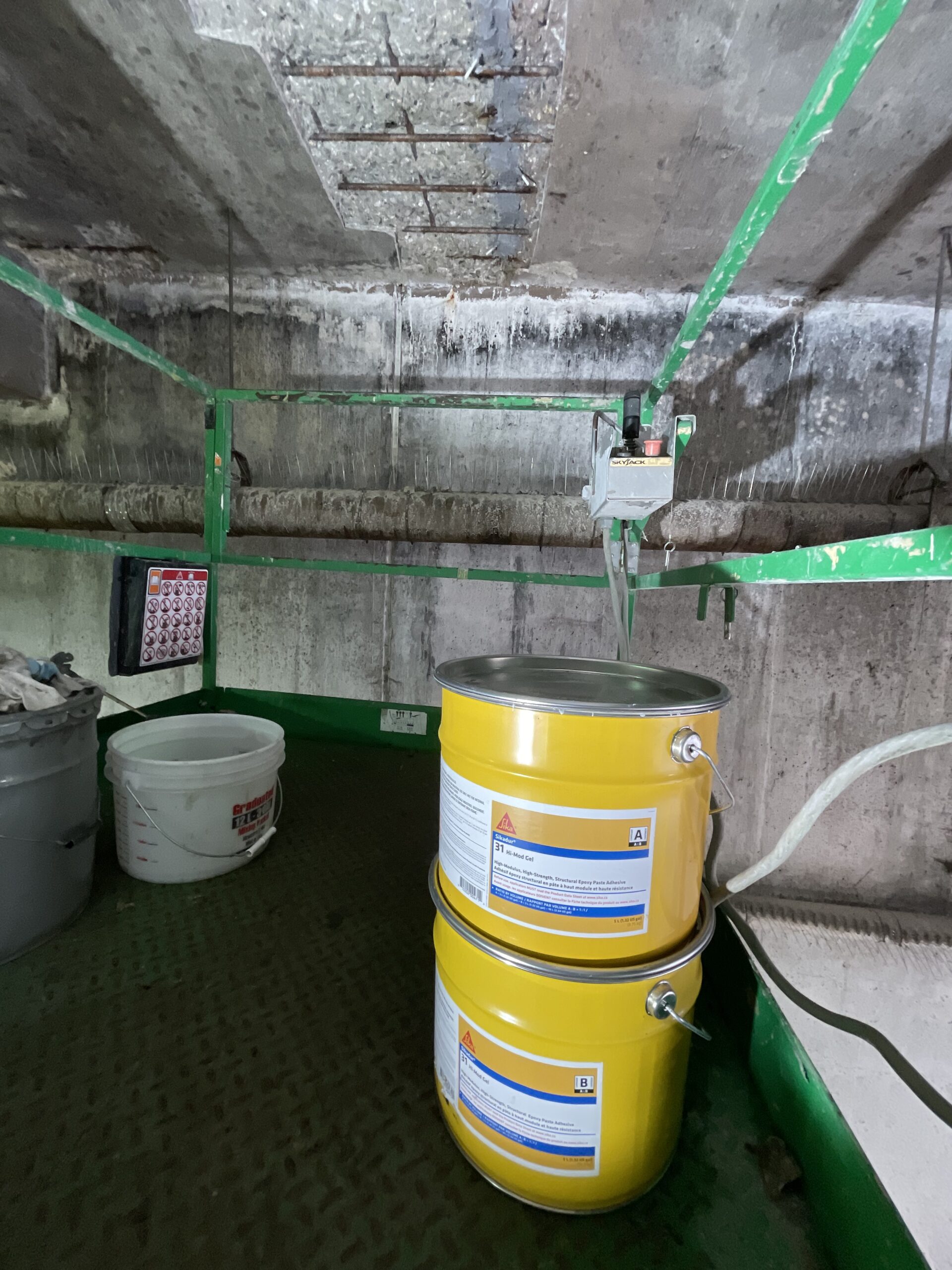 Commercial concrete restoration project Vancouver BC