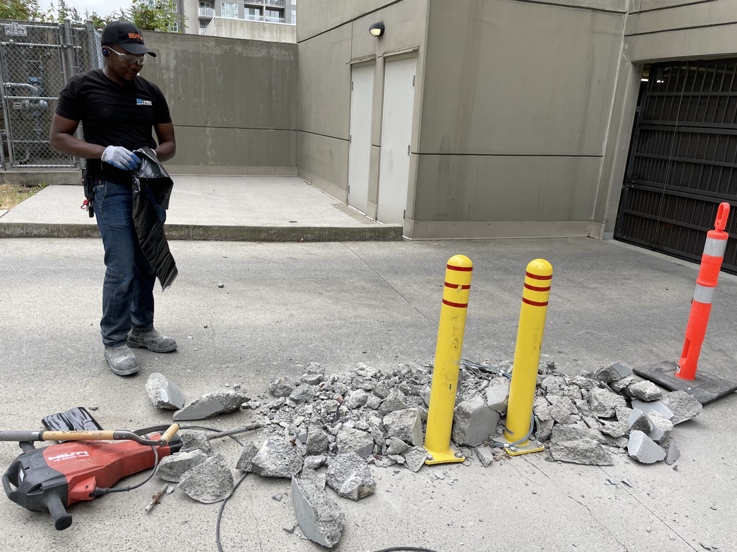 Concrete crack repair and sealing Vancouver