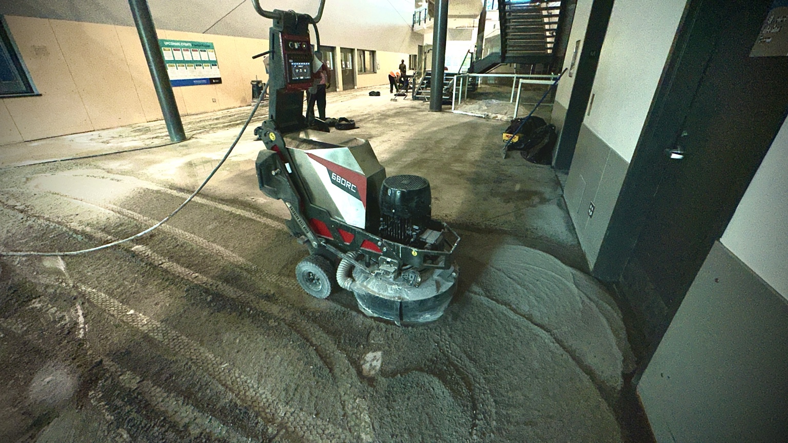 Concrete floor grinding and surface preparation